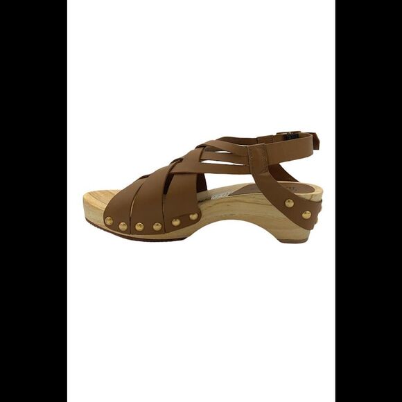 Jax & Bard Leather Wooden Clogs Jewell Luggage Tan - Medium - Picture 3 of 5